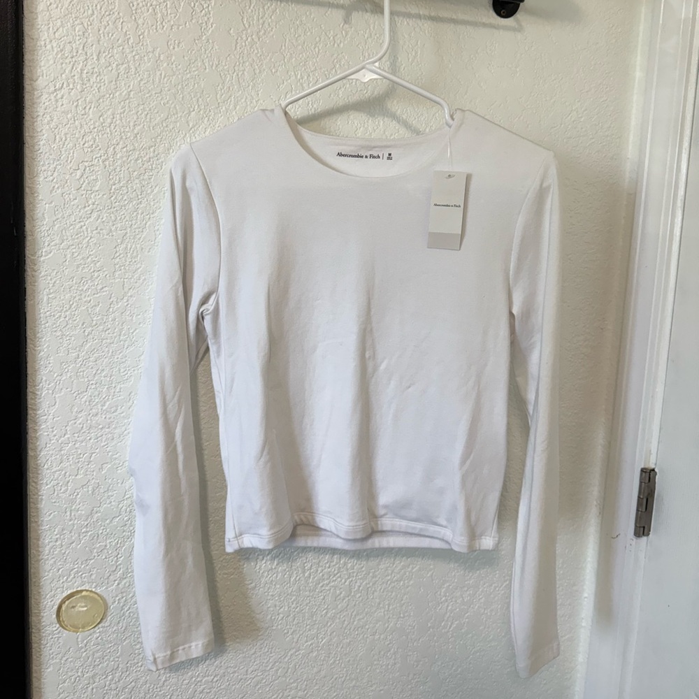 Abercrombie White Long Sleeve
